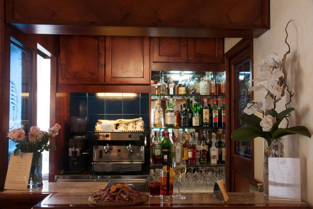 Lounge nebo bar v ubytování Hotel Arcobaleno Siena