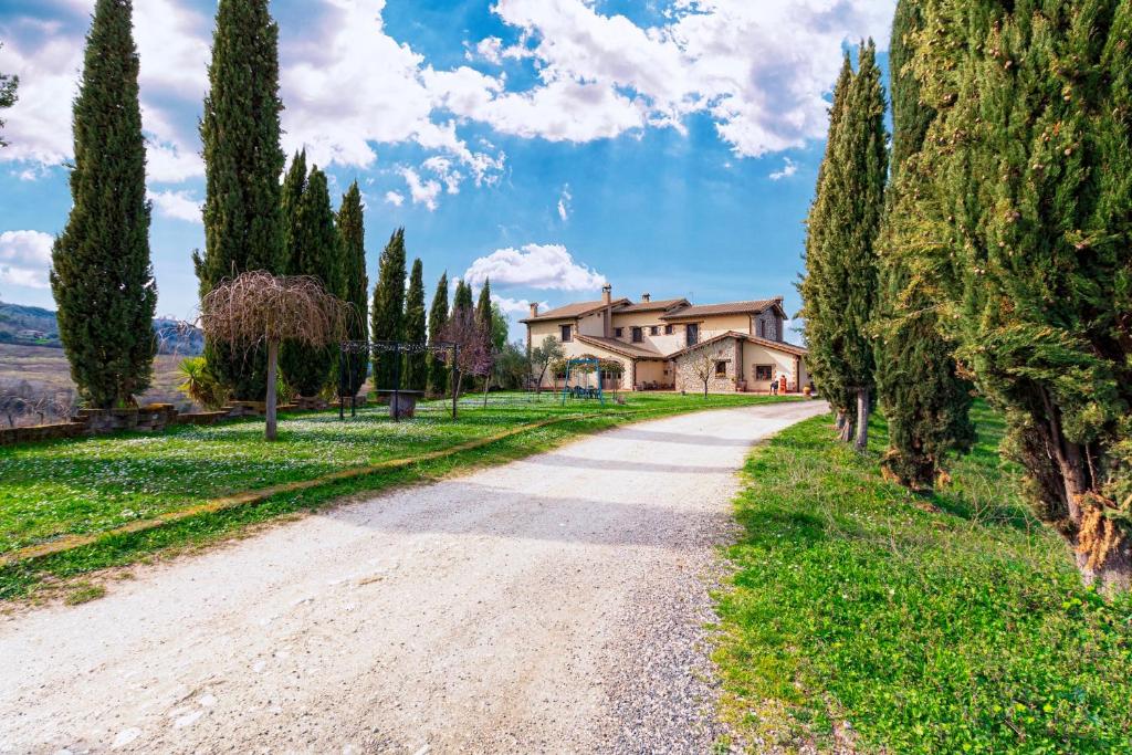 A garden outside Il Collicello