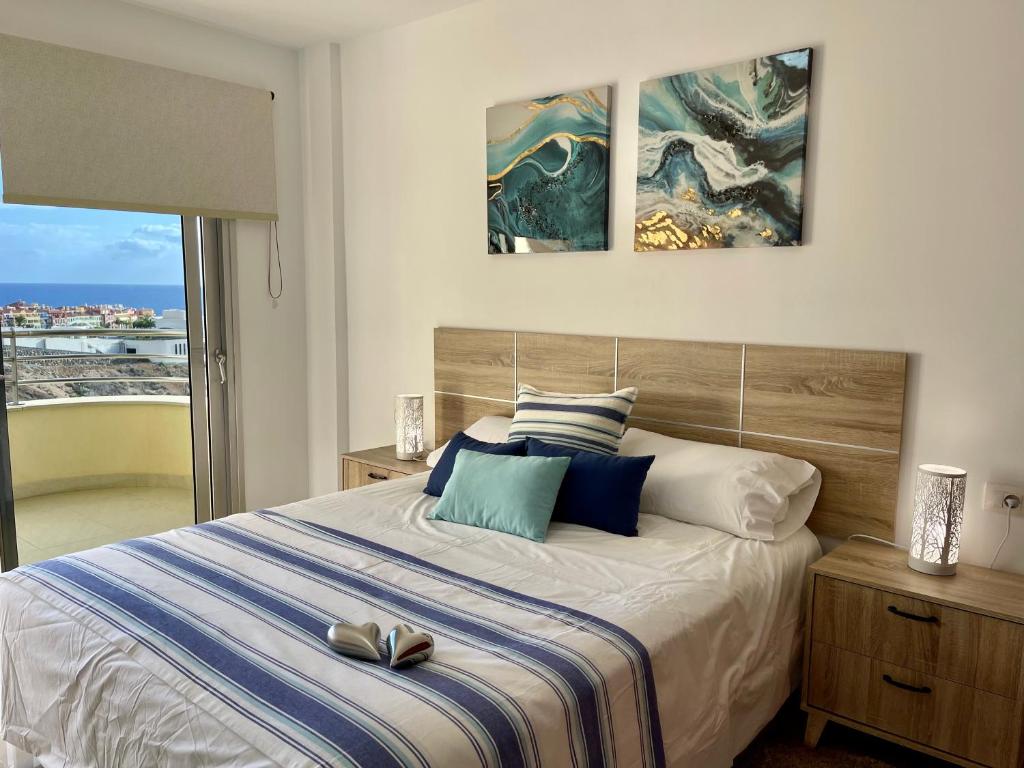 Posteľ alebo postele v izbe v ubytovaní Residencias Sol Paraiso