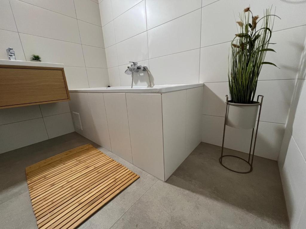 A bathroom at Penzión Hrubjak