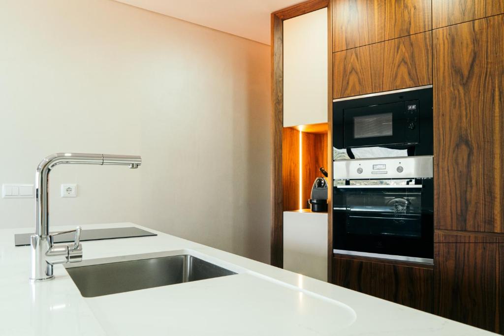 Kuchyň nebo kuchyňský kout v ubytování Casa Nova Agroturismo