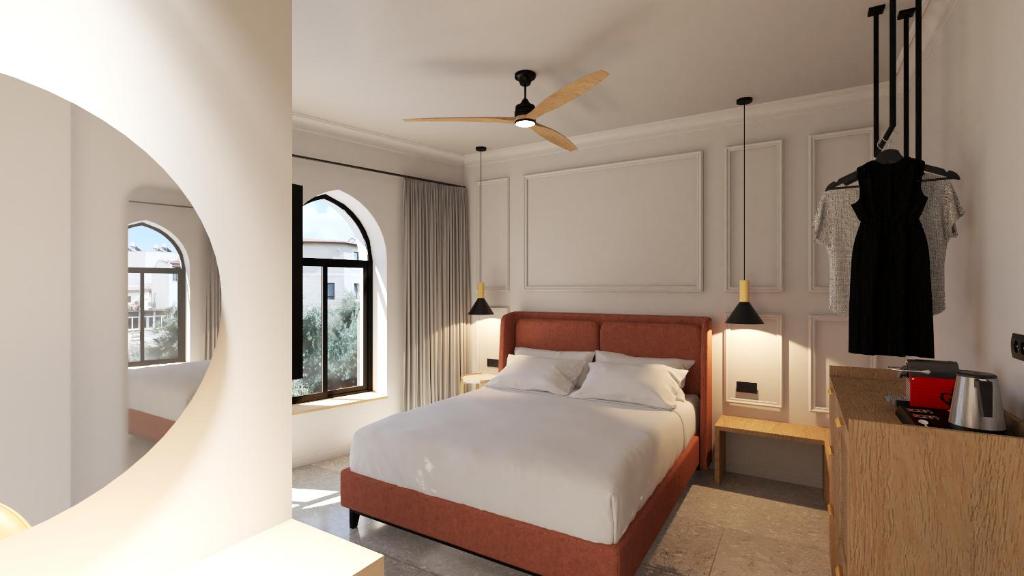 Postel nebo postele na pokoji v ubytování Albi Boutique Hotel - Traveler's Choice 2024