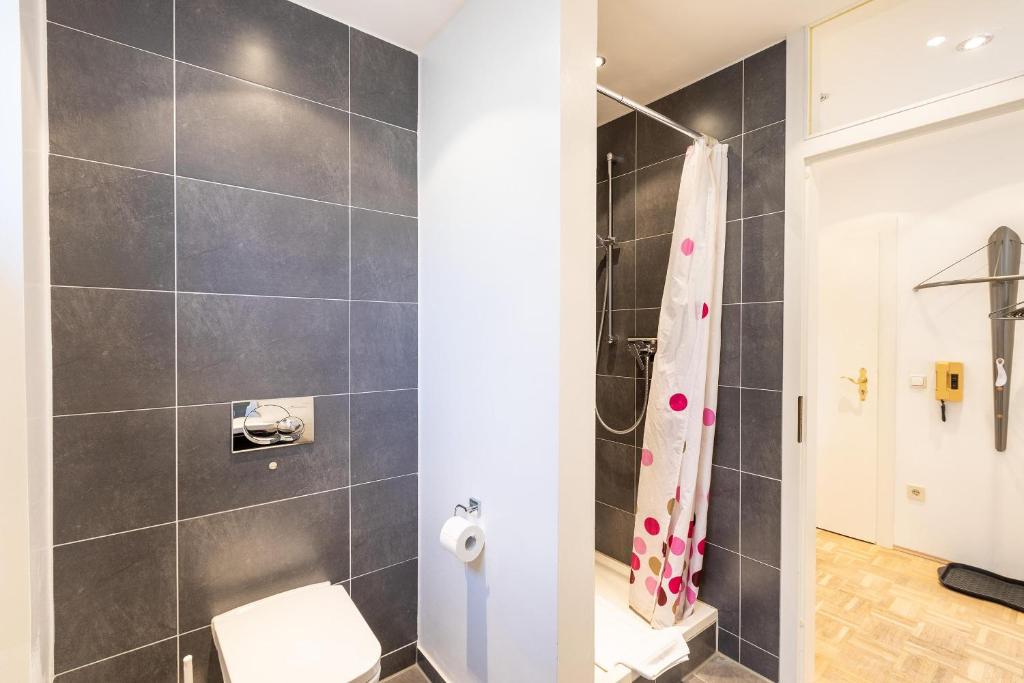Koupelna v ubytování Serviced Appartement München Messe