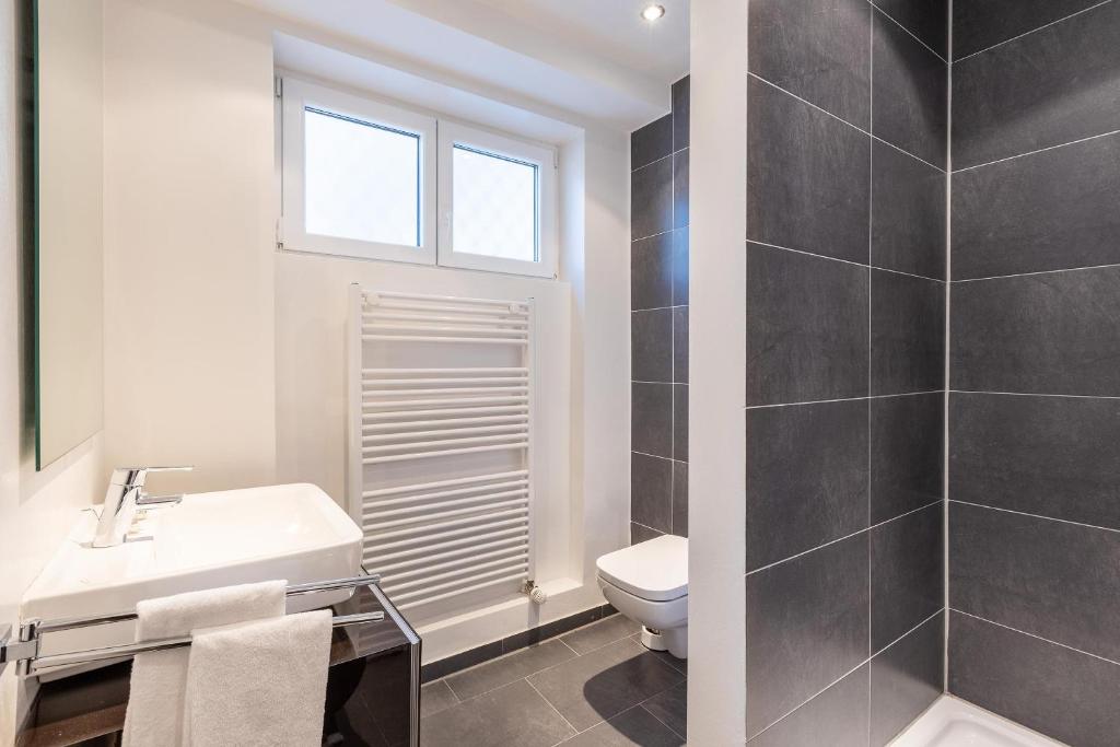 Koupelna v ubytování Serviced Appartement München Messe