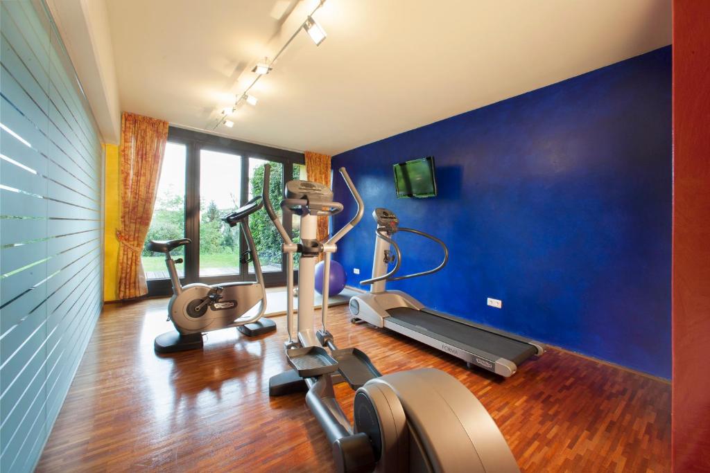 Fitness centrum a/nebo fitness zařízení v ubytování Hotel Bruno