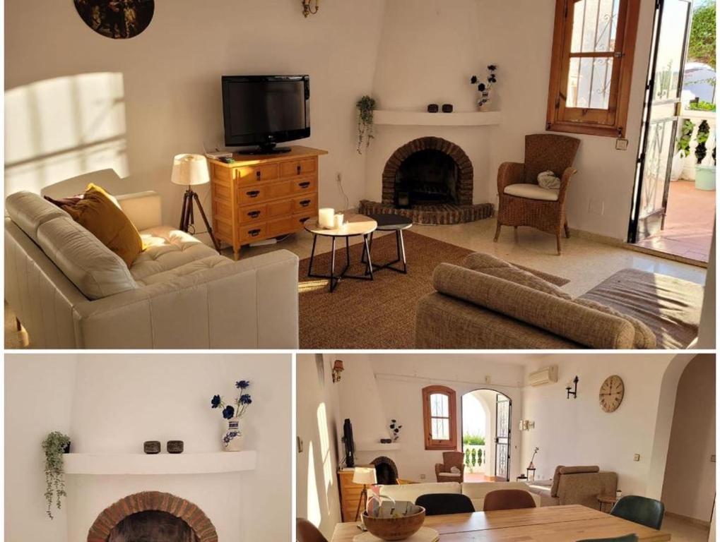 Część wypoczynkowa w obiekcie Apartamento de lujo Nerja