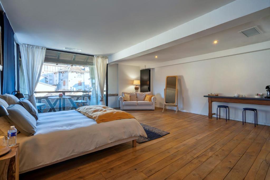 Posezení v ubytování Chambre d'hôtes Conquans