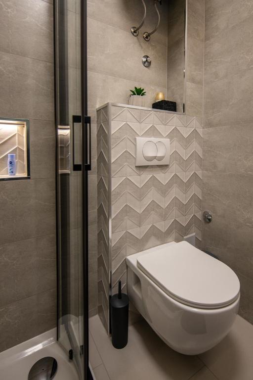 Koupelna v ubytování Apartman Sailor