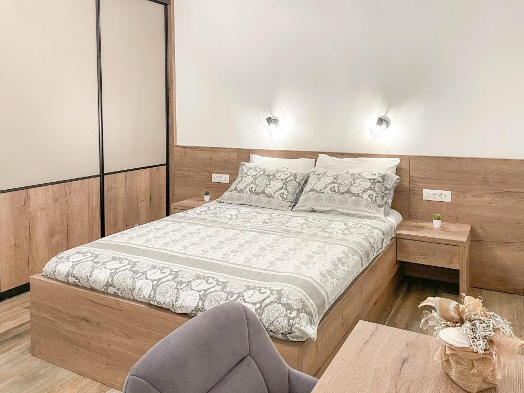 Łóżko lub łóżka w pokoju w obiekcie Apartment Sterna