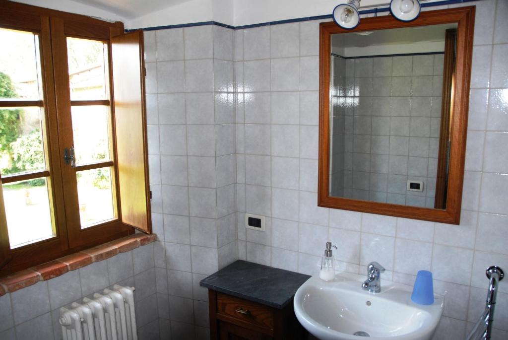 Koupelna v ubytování Agriturismo "Ai frati"
