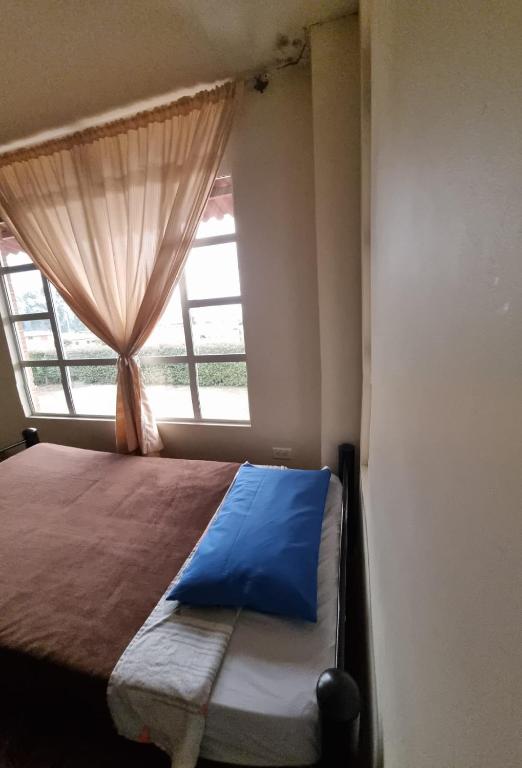 Postel nebo postele na pokoji v ubytování Hotel Susagua