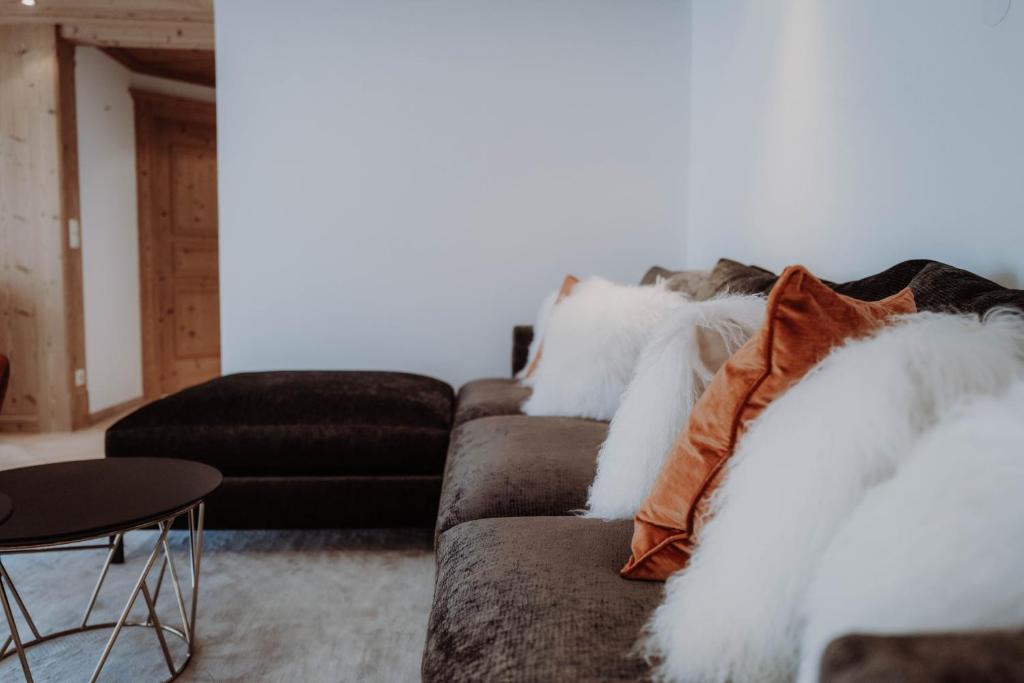Postel nebo postele na pokoji v ubytování Das Verwall - finest serviced apartments