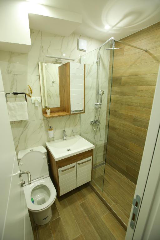 Ένα μπάνιο στο Apartman Lazaro Cacak