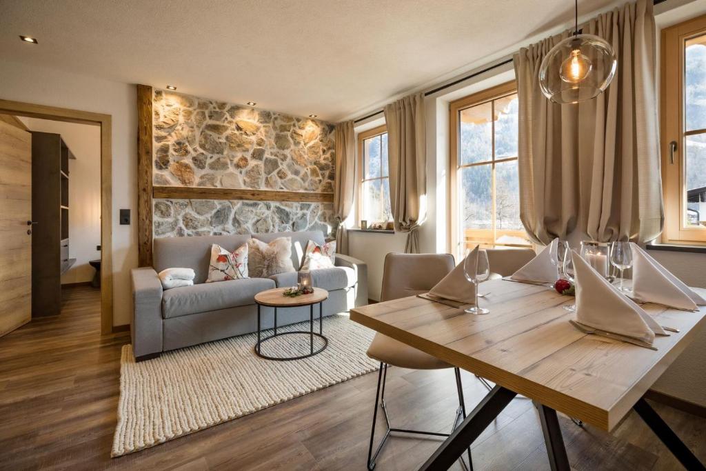 Posezení v ubytování Das Krumerhaus