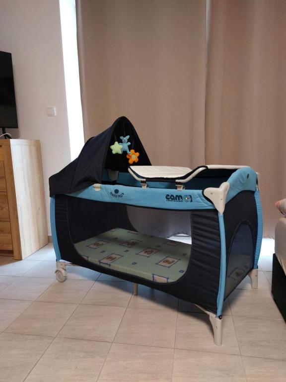 Postel nebo postele na pokoji v ubytování Apartmán Lipno s výhledem na jezero