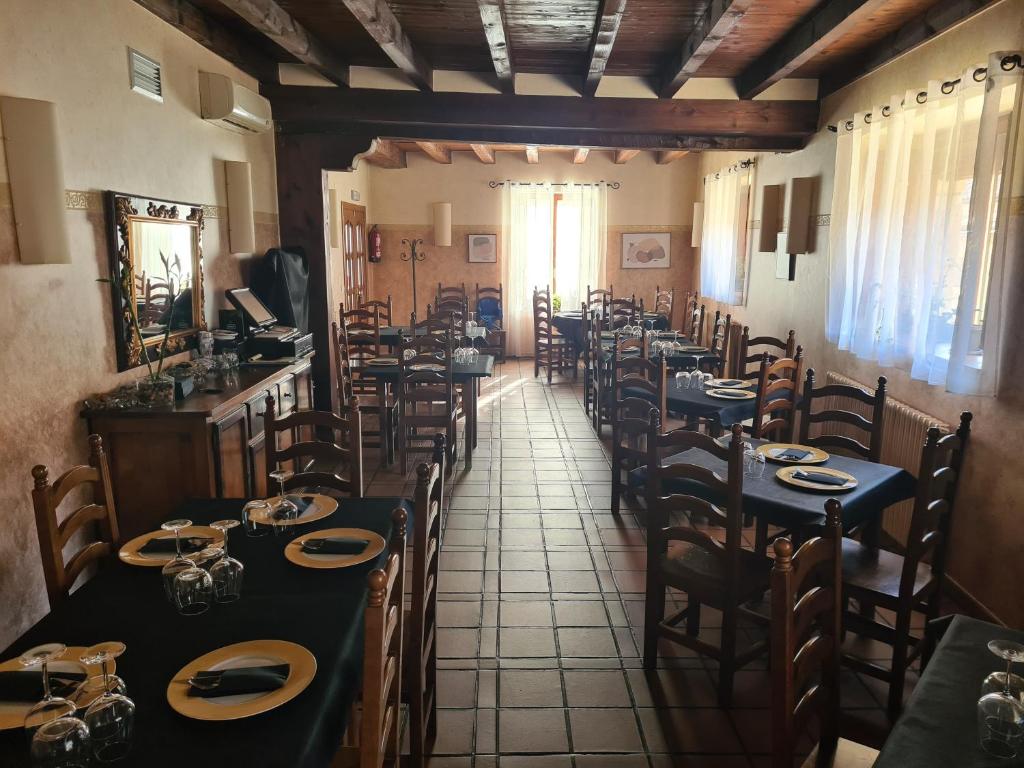 Restaurace v ubytování Hostal Las Nieves