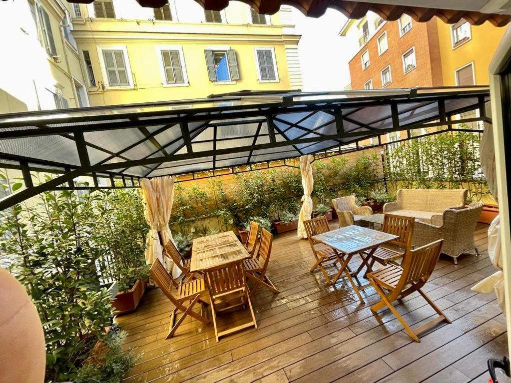 Balkón alebo terasa v ubytovaní Art Atelier Risorgimento Guest House
