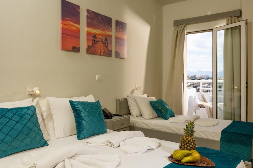 A seating area at Asterion Hotel