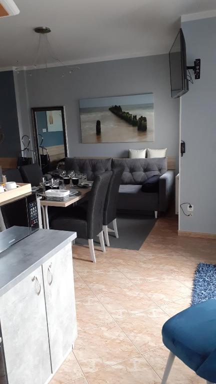 Posedenie v ubytovaní Apartament na nowej starówce