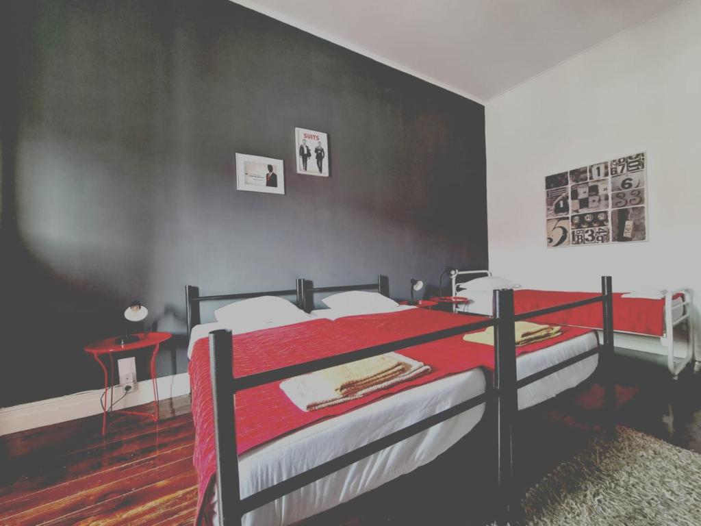 Postel nebo postele na pokoji v ubytování Azores Dream Hostel