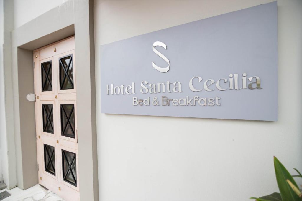 Certifikát, hodnocení, plakát nebo jiný dokument vystavený v ubytování Hotel Santa Cecilia B&B