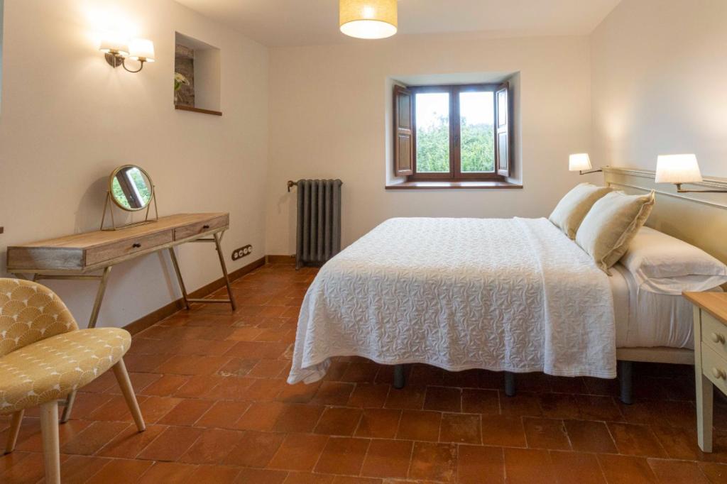 Postel nebo postele na pokoji v ubytování Casa Rural Llanes Asturias