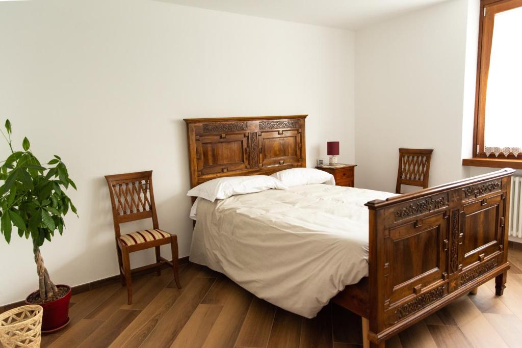 Postel nebo postele na pokoji v ubytování B&B LE AQUANE