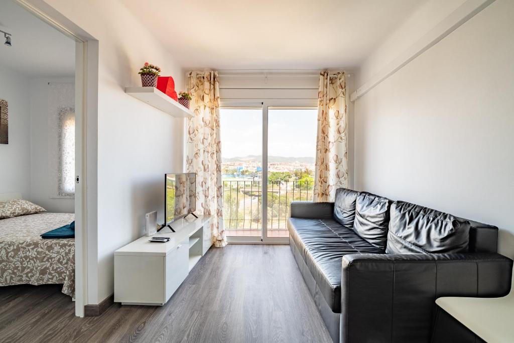 Posezení v ubytování LOVELY APARTMENT Barca 2