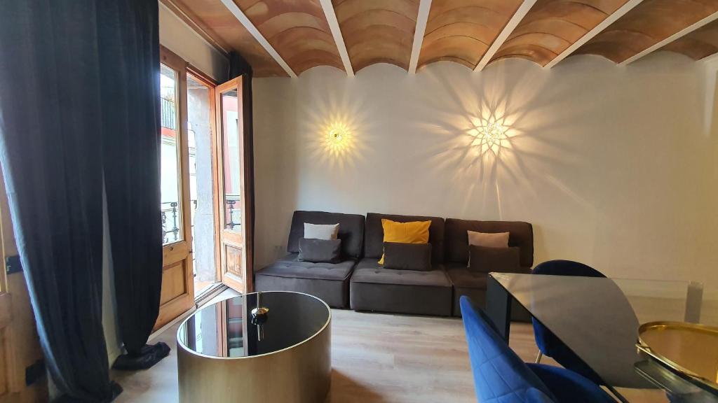 Posezení v ubytování Barrio Gotico Apartments Escudellers