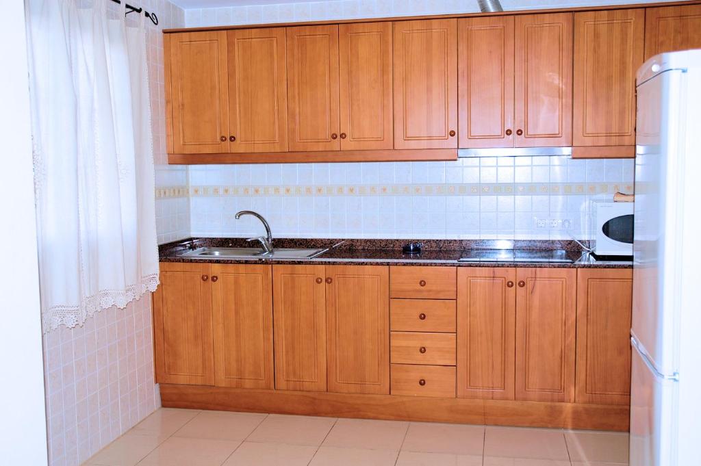 Kuchyň nebo kuchyňský kout v ubytování Aloe Vera Beach, Dúplex 1ª Línea de Mar