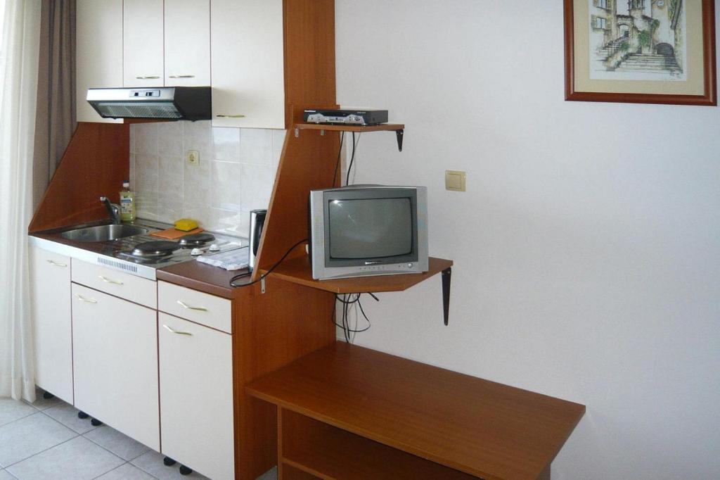 Kuchyňa alebo kuchynka v ubytovaní Apartment in Nemira with Stunning Sea Views