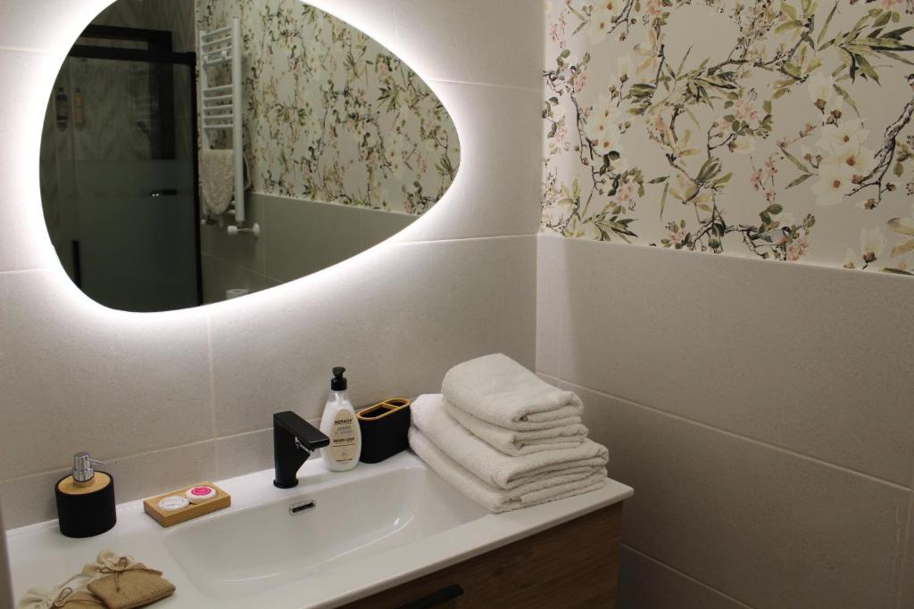 Un baño de Apartamentos Oncemolinos con desayuno
