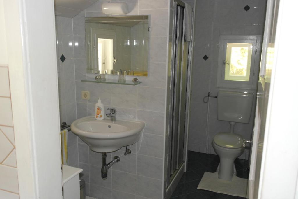 Koupelna v ubytování Ferienhaus Simon