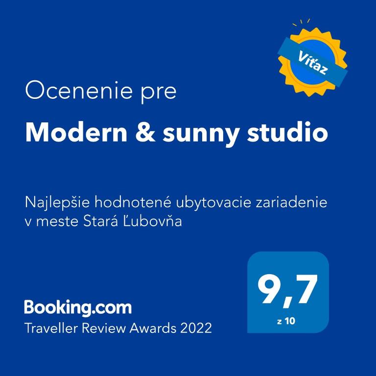 Booking.com: Apartmán Modern & sunny studio , Stará Ľubovňa, Slovensko - 78  Hodnotenia hostí . Rezervujte si hotel ešte dnes!