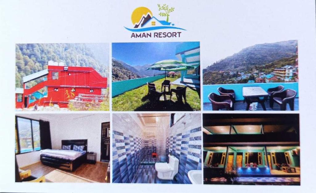a collage of pictures of different types of homes at Aman Resort, Tosh Village, Himachal Pradesh in Tosh