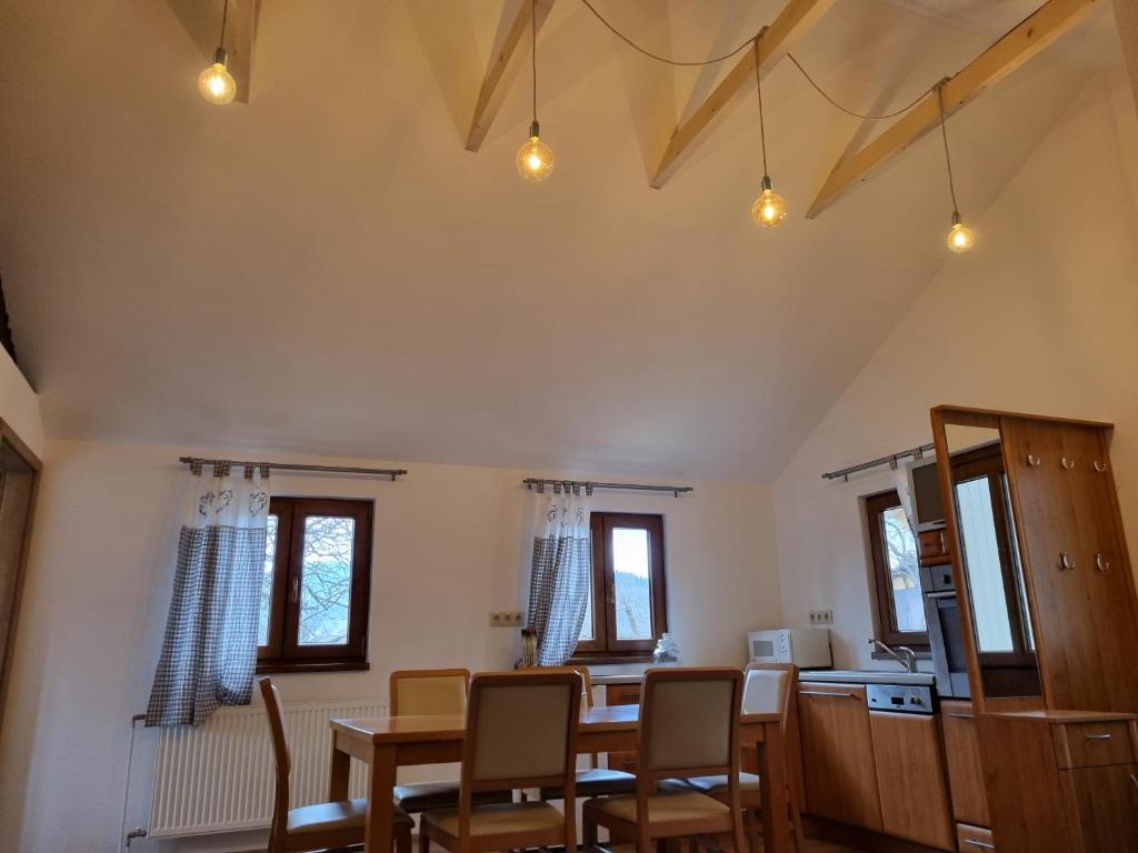 Kuchyň nebo kuchyňský kout v ubytování Domček pod orechom