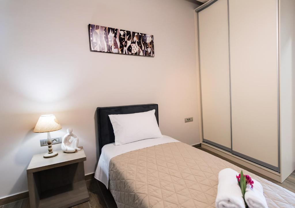 Postel nebo postele na pokoji v ubytování Balver Luxury Apartments