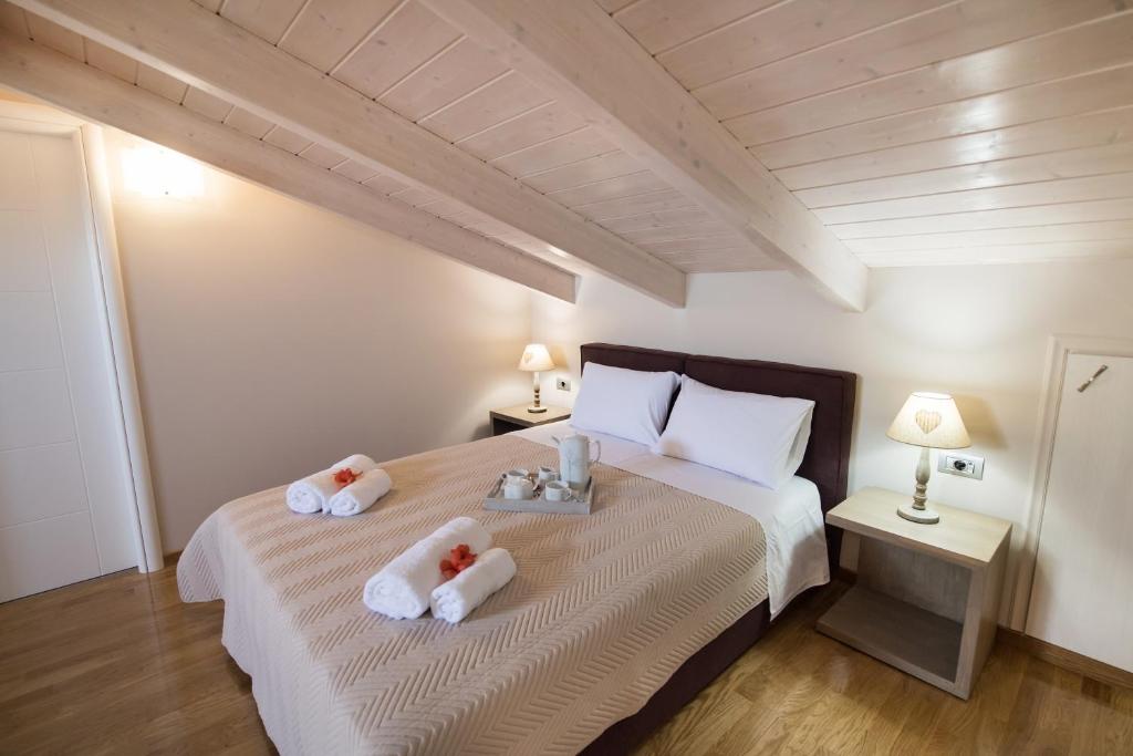 Postel nebo postele na pokoji v ubytování Balver Luxury Apartments