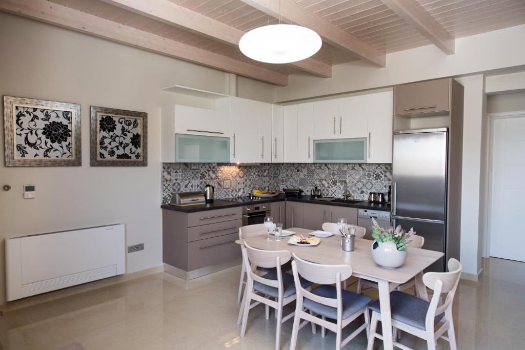 Kuchyň nebo kuchyňský kout v ubytování Balver Luxury Apartments