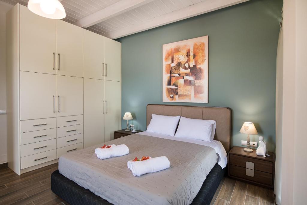Postel nebo postele na pokoji v ubytování Balver Luxury Apartments