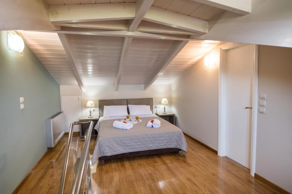Postel nebo postele na pokoji v ubytování Balver Luxury Apartments