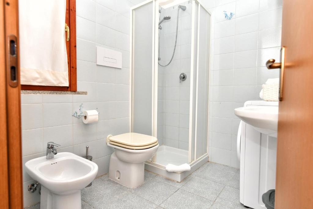 Koupelna v ubytování Residence Chiaro di Luna