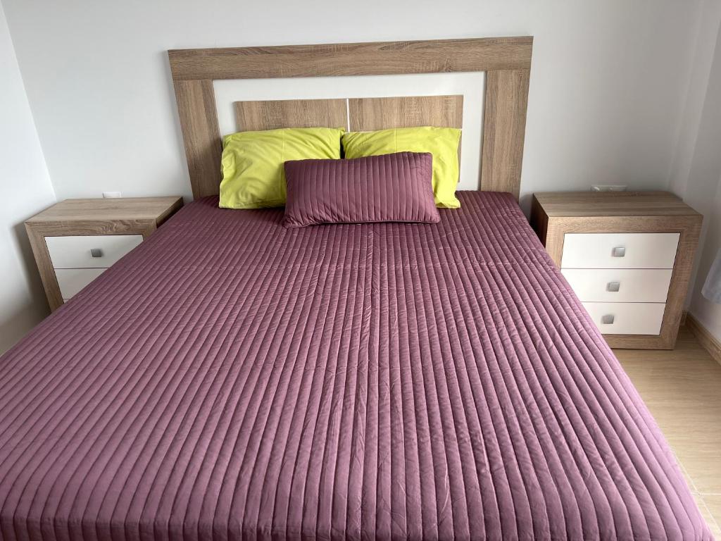 Postel nebo postele na pokoji v ubytování APARTMENT SOL CARIHUELA TORREMOLINOS