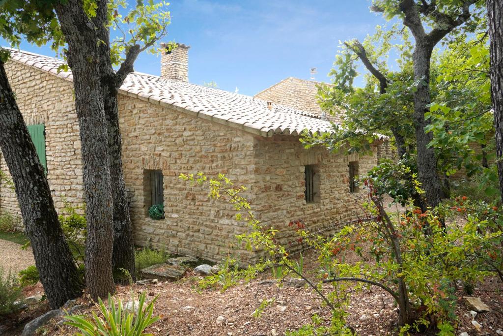 Zahrada ubytování Mas Val-Chênaie Gordes
