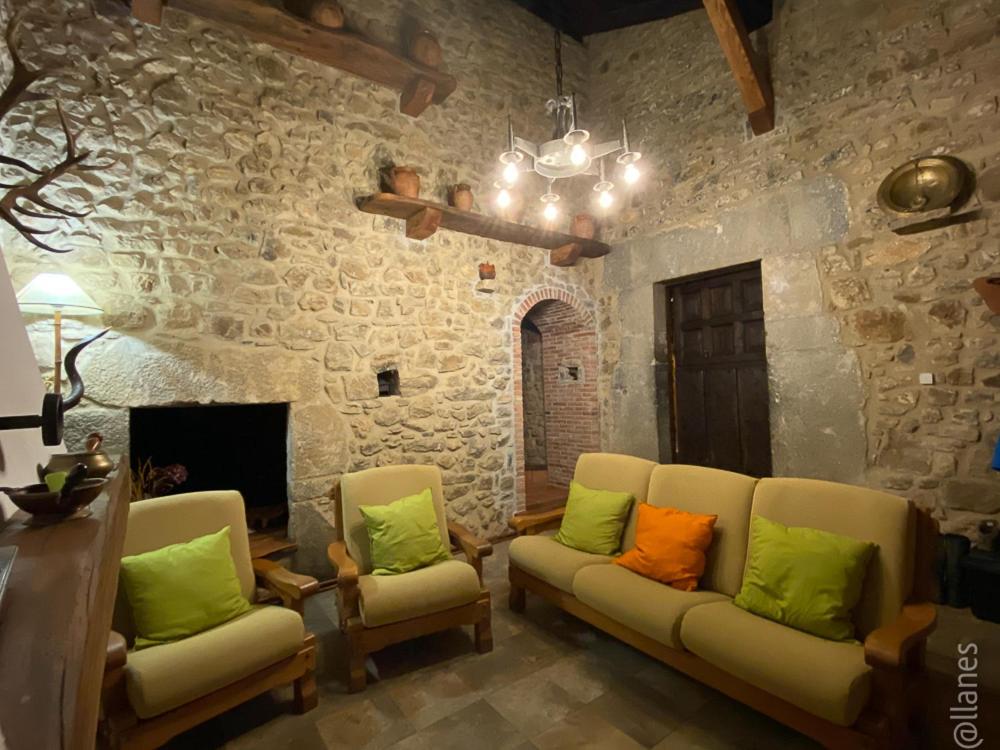 Zona de estar de Posada Las Espedillas