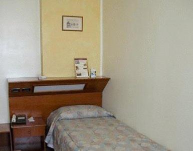 Postel nebo postele na pokoji v ubytování Hotel Borghetti