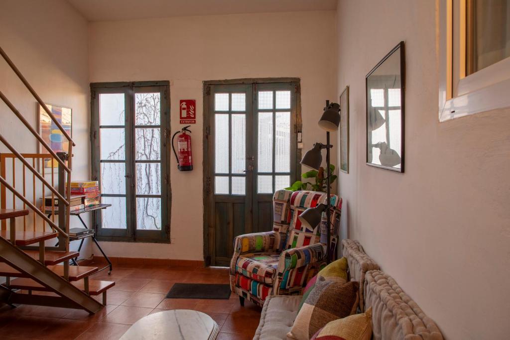 Posezení v ubytování CASA TEO