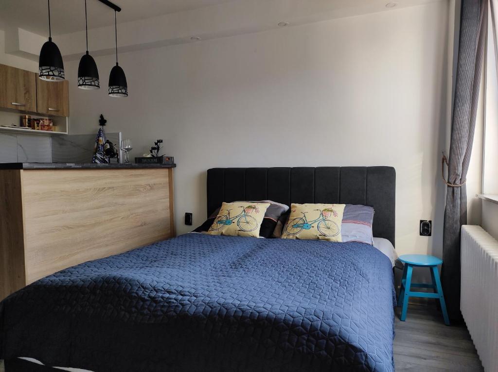 Voodi või voodid majutusasutuse Cozy studio Cik-Cak toas