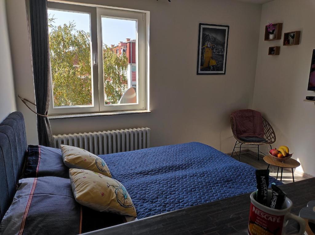 Voodi või voodid majutusasutuse Cozy studio Cik-Cak toas