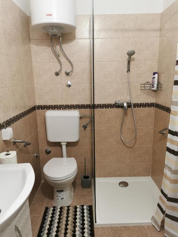 Vannituba majutusasutuses Cozy studio Cik-Cak
